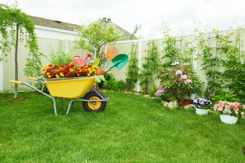 Prepared Eltham garden space ready for landscaping work and material installation