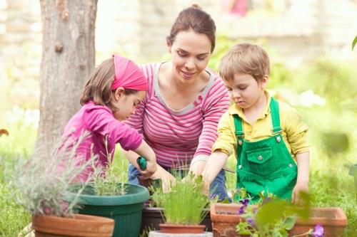 Eltham garden landscaping process with site preparation and outdoor improvements